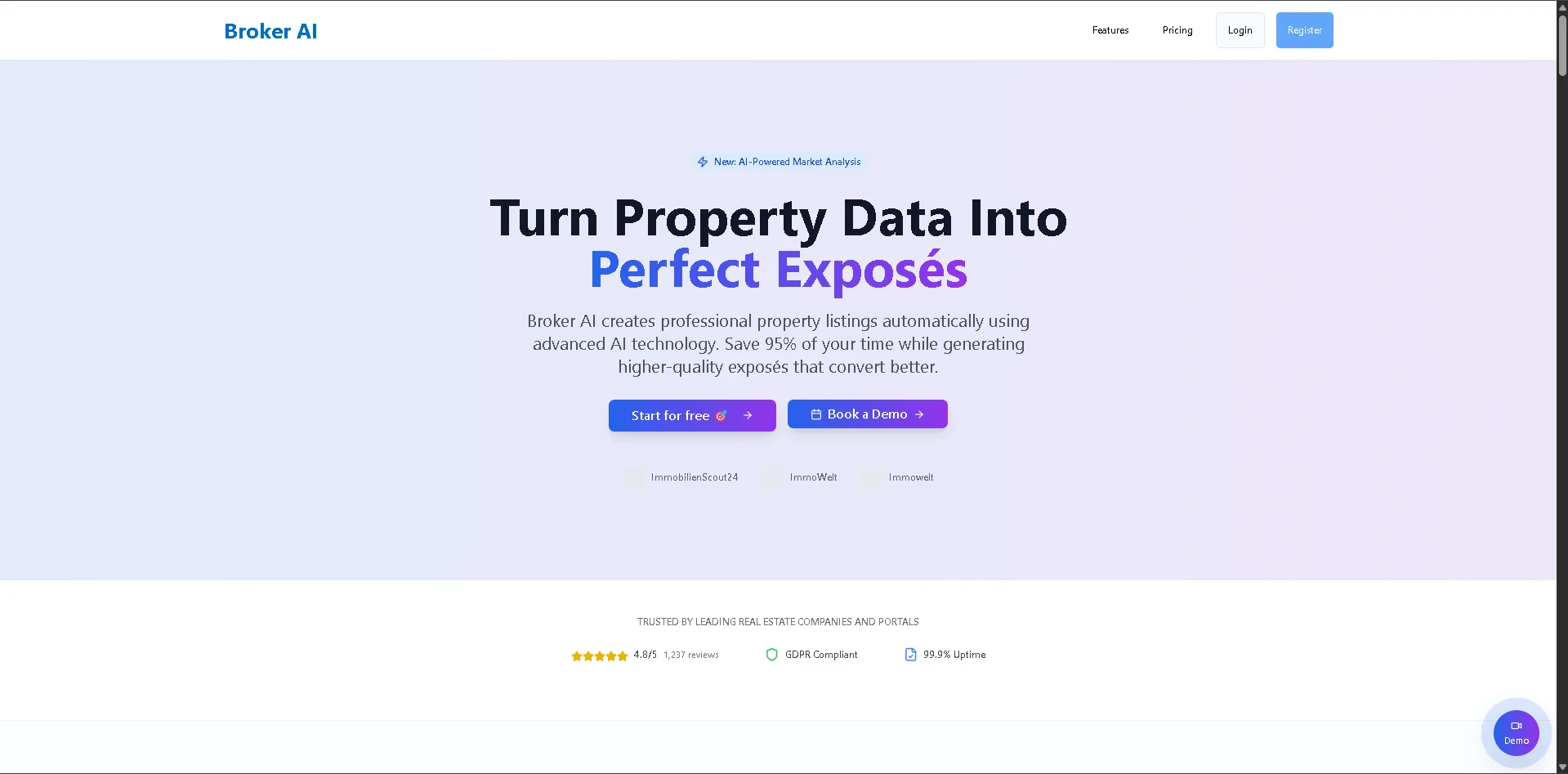 Makler AI - backend project preview